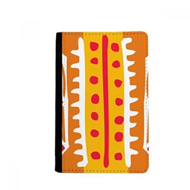 Imagem de Orange Line Totems Mexico Civilização Antiga Porta Passaporte Notecase Burse Carteira Capa Bolsa Cartão, Multicolor