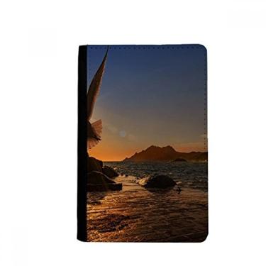Imagem de Porta-passaporte Ocean Eagle Science Nature Picture Notebook Burse carteira capa porta-cartão, Multicolor