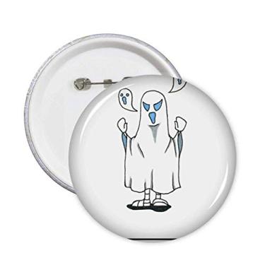 Imagem de Broche Egito Múmia Halloween Espectro Hórus Emblema de Botão Decoração 5 peças