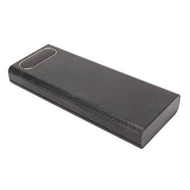 Imagem de Estojo Faça você Mesmo para Banco de Energia, Caixa de Banco de Energia Faça você Mesmo Com USB Duplo Preto Sem Solda para Viagens