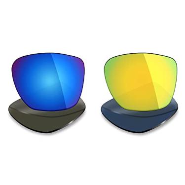 Imagem de 2 pares de lentes polarizadas de substituição da Mryok para óculos de sol Oakley Two Face XL – Opções