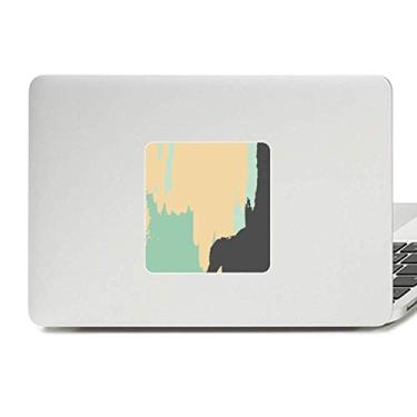 Imagem de Adesivo amarelo abstrato arte padrão decalque vinil paster laptop decoração PC
