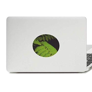 Imagem de Adesivo de notebook com emblema de vinil da natureza com folhas verdes