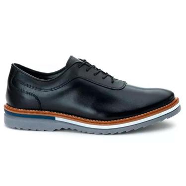 Imagem de Sapato Oxford Casual Luxo Premium Tratorado Couro Legítimo-Masculino