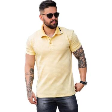 Imagem de Camisa Polo Volar Malha Piquet Algodão Básica Pique Lisa Masculina Manga Curta Bordada Premium-Masculino