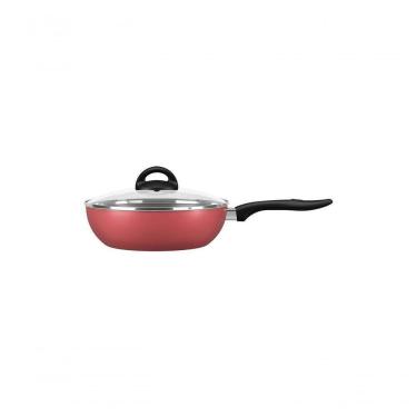 Imagem de Wok ø24 Cm Com Tampa 2,3 L Chilli ø 24 X 7 Cm 2,3 L Cereja Brinox