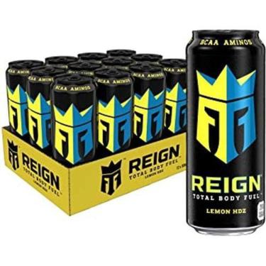 Imagem de Energético Alta Performance Reign Lemon Hdz 473Ml  12 Latas 