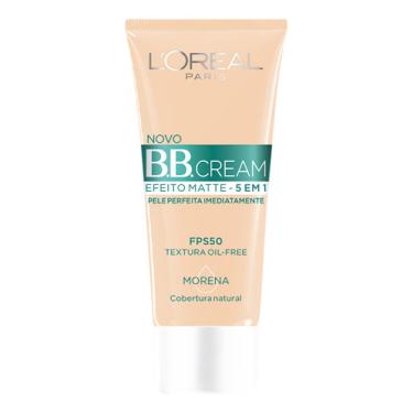 Imagem de L'oréal Paris Base 5 Em 1 Matte Escura - Bb Cream 30ml Base 5 em 1