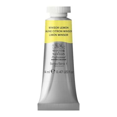 Imagem de Winsor & Newton Aquarela profissional, tubo de 14 ml (13 ml), limão winsor