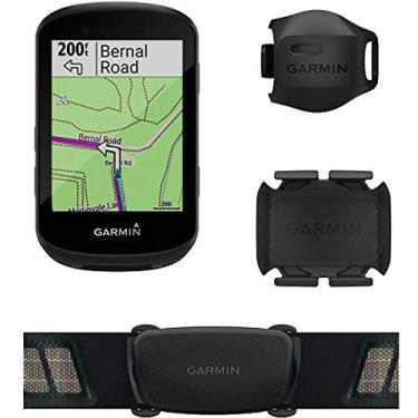 Imagem de Ciclocomputador GPS Garmin Edge 530 Bundle com Mapeamento de Informações, Monitor Cardíaco, Sensor de Velocidade e Cadência