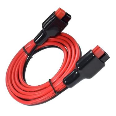 Imagem de LUVMOXE Cabo de extensão de conector 45A, cabo de extensão de painel solar 14AWG compatível com painel solar de gerador solar de estação de energia portátil (0,5 m)