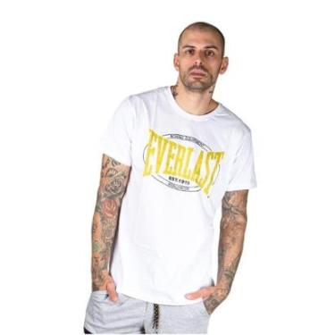 Imagem de Camiseta Everlast Logo WorldWide Masculino - Branco-Masculino