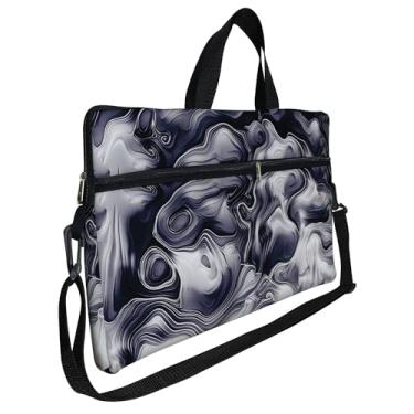 Imagem de Case Capa Maleta Premium Para Notebook Laptop de 17 e 17,3 com Alça de Mão Alça de Ombro e Zíper Lateral - Fume