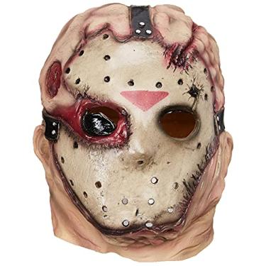 Imagem de Máscara de luxo Jason Voorhees Friday The 13th, Cinza, tamanho nico