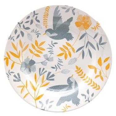 Imagem de Conjunto 6 Pratos Rasos de 26cm Donna Bem-Te-Vi Biona Oxford em Cerâmica