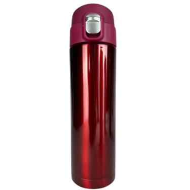 Imagem de Garrafa Térmica Água Inox 400ML Academia Squeeze Carro LM-P1533-VM (VERMELHO)