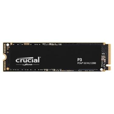 Imagem de SSD Crucial P3 500GB NVMe M.2 2280 (Leitura até 3500MB/s e Gravação até 1900MB/s)