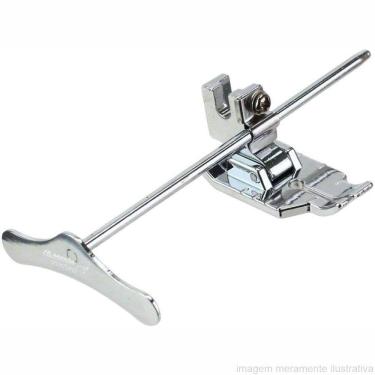 Imagem de Calcador Costura Reta Com Guia Matelasse Ajustável Doméstica - 7322Lq4