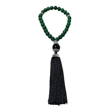 Imagem de Japamala 27 Contas de Pedra Malaquita Tassel Buda Meditação