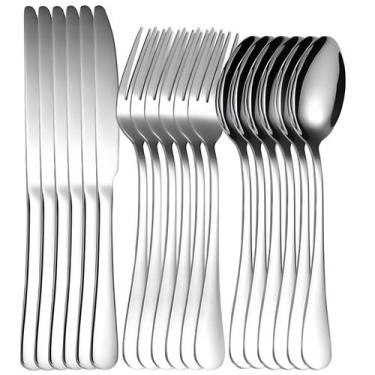 Imagem de Faqueiro Talheres Jogo De Jantar 18 Peças Jogo De Jantar Itens Mesa Po