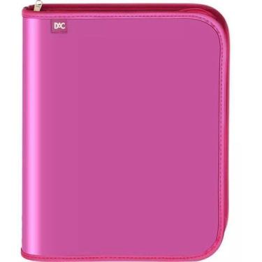 Imagem de Fichario Universitario com Ziper DAC Vision Rosa + 48 Folhas DAC