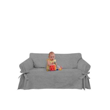 Imagem de Capa Protetor de Sofá 3 lugares Impermeável Acquablock Para Gatos Cria