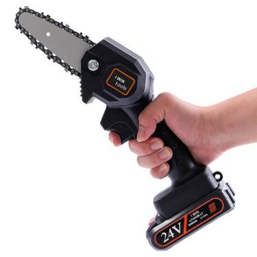 Imagem de Mini Moto Serra Elétrica Com Bateria Recarregável Portátil - BIVENA