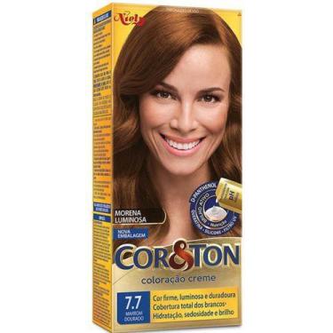 Imagem de Tintura Cor&Ton Niely Marrom Dourado 7.7