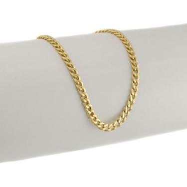 Imagem de Pulseira Feminina Ouro 18k Grumet 3.3 18 Cm Certificado G - JOIE JOIAS