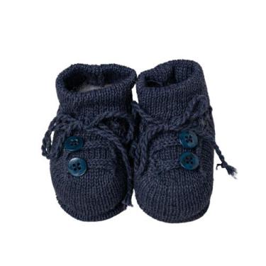 Imagem de Sapatinho bebê 2 botões - Indigo - NN, Índigo, Único