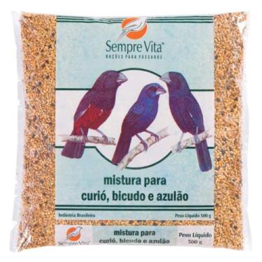 Imagem de Ração Sempre Vita Curió, Bicudo e Azulão - 500g