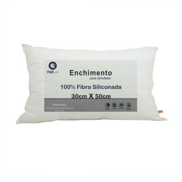 Imagem de Refil Enchimento Fibra de Silicone Para Almofada 30x50cm - FASTLAR