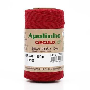 Imagem de Barbante Apolinho nº 6 100g - CÍRCULO, 3581 PIMENTA