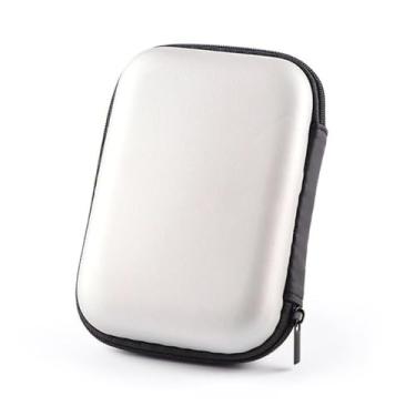 Imagem de Capa para disco rígido, mini bolsa de transporte de fone de ouvido à prova d'água para monitor cardíaco para disco rígido, cabo de dados