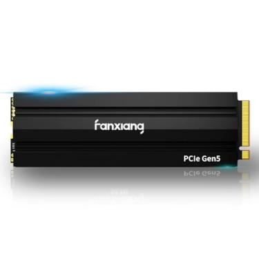 Imagem de fanxiang SSD M.2 Gen5 NVMe de 1 TB com dissipador de calor - SSD PCIe 5.0 de até 11500 MB/s SSD interno para jogos para armazenamento direto, fotografia, edição de vídeo, design -TLC, DRAM S900Pro