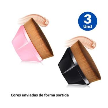 Imagem de Pincel de Maquiagem Mágico Hexagonal 3 UNI Blogueira Tiktok - Pincel M