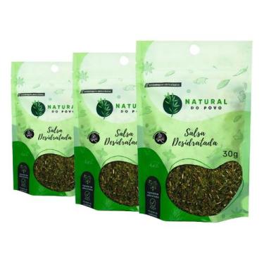 Imagem de Salsa Desidratada 100% Natural Selecionada Kit 3 Pouch 30g - Natural d