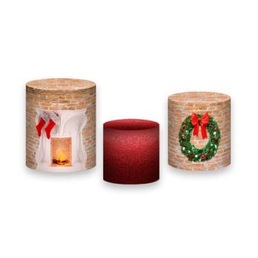Imagem de Trio De Capa Cilindro - Árvore de Natal Brilhante 020 - Via Cores
