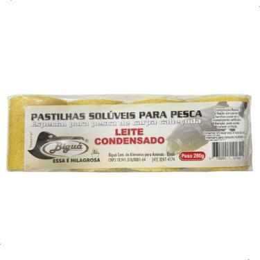 Imagem de Pastilha Pesca Bigua P/ Carpa Cabeçuda Leite Condensado 280g - Biguá, 