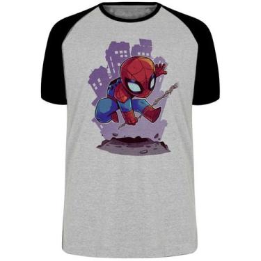 Imagem de Camiseta Homem Aranha Blusa Plus Size extra grande adulto ou infantil 