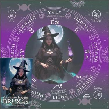 Imagem de Kit O Legítimo Tarô das Bruxas 78 Cartas + Toalha Wicca - META ATACADO