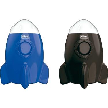 Imagem de Apontador 1 Furo com Depósito Tilibra - Foguete (Unidade)