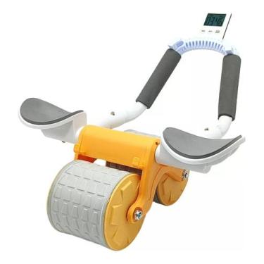 Imagem de Rolo Roda Dupla Abdominal Apoio Para Cotovelos - Sortido - TOP RIO