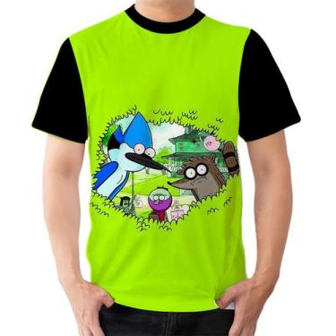Imagem de Camiseta Camisa Ads  Apenas um Show Cartoon Network Mordecai e Rigby 2