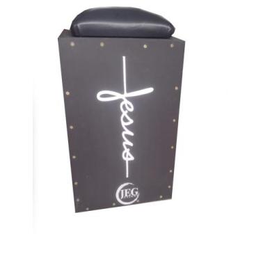 Imagem de Cajon JEG Acústico com Slap, JESUS BLACK