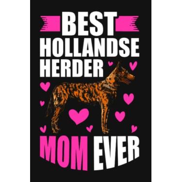Imagem de Notebook With Hollandse Herder: Best Hollandse Herder Mom Ever / 6x9 Inches / 120 graph Sites