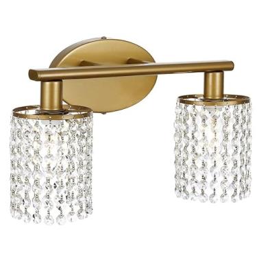 Imagem de Luminárias de parede de cristal retrô simples americanas redondas E14/E12 base dourada arandelas de parede estudo quarto calor luz de parede para sala corredor cozinha estudo entrada bar hot