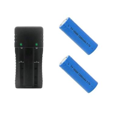 Imagem de Kit Carregador Duplo 2 Slot Bateria 26650, 18650 E 2 Bateria Bateria G