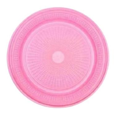 Imagem de Prato Sobremesa Biodegradável 15cm Rosa Trik - 10 unid - Trik Trik