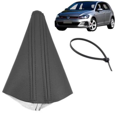 Imagem de Coifa Para Alavanca Cambio Automático Golf 2014 À 2020 - Tunning Couro